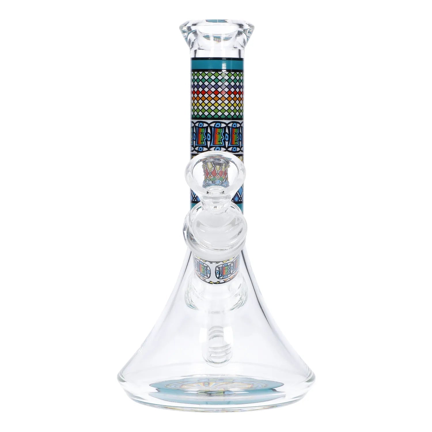 Dazzling Diamond Beaker with Colorful Tube - 7 in.