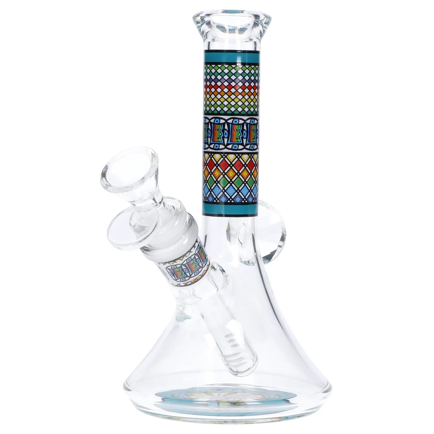 Dazzling Diamond Beaker with Colorful Tube - 7 in.