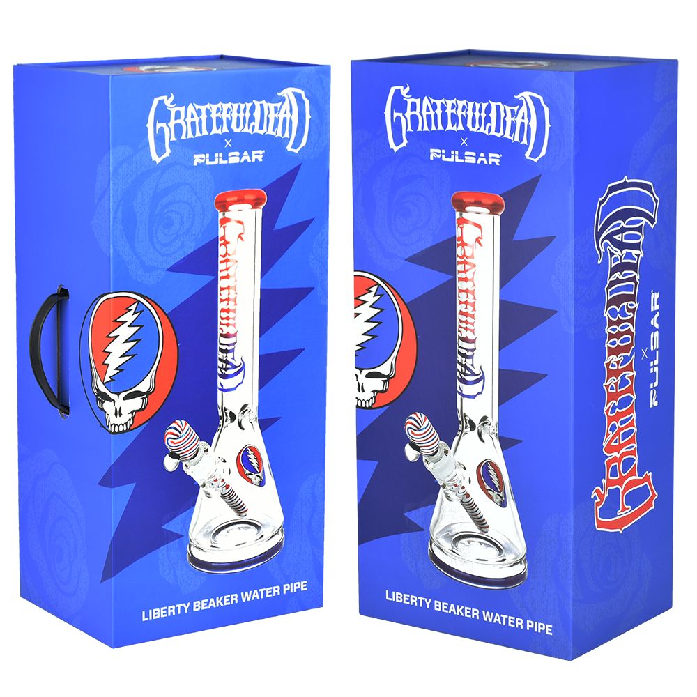 Grateful Dead x Pulsar Liberty Beaker Water Pipe 3