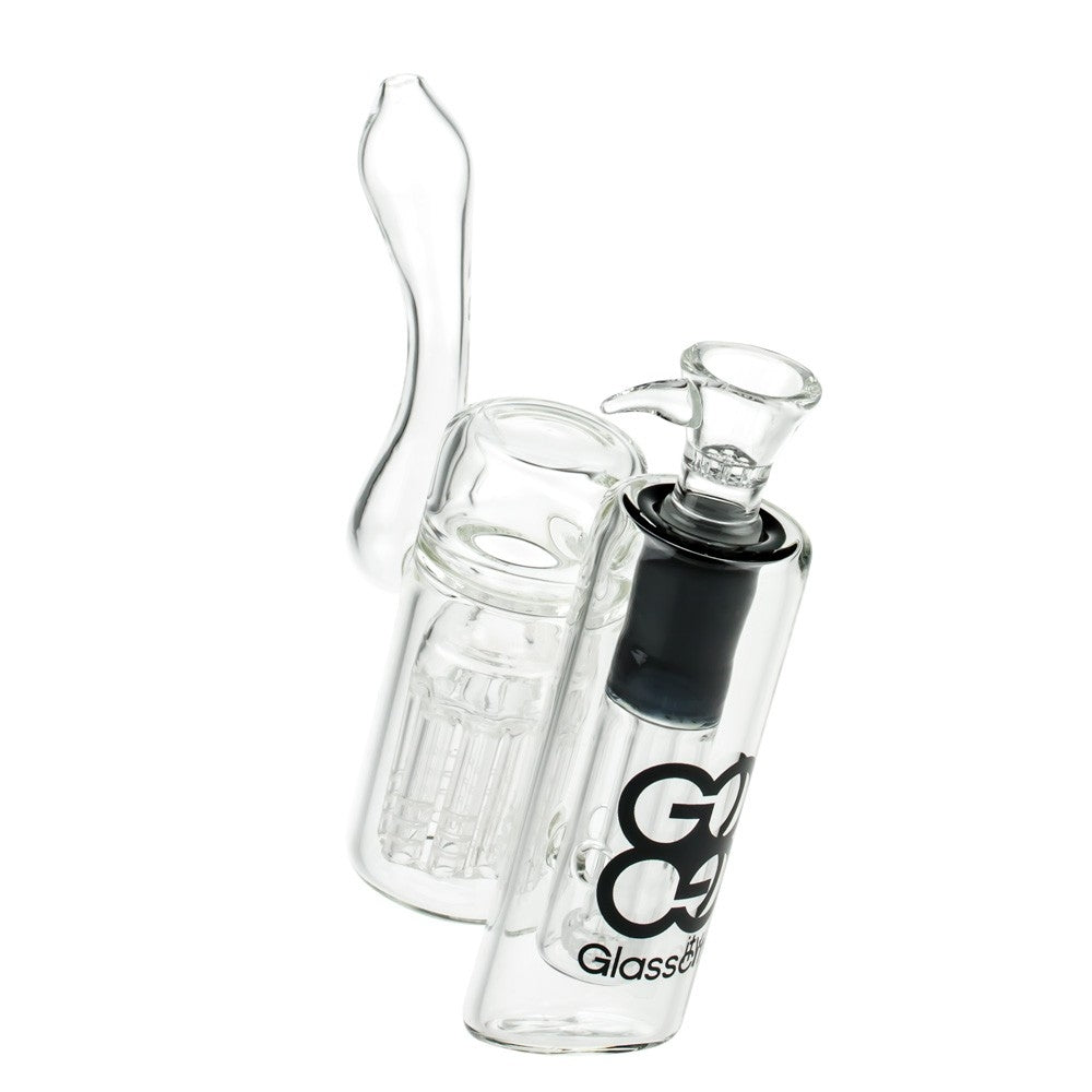Glasscity Double Chamber Bubbler with Showerhead and Tree Perc