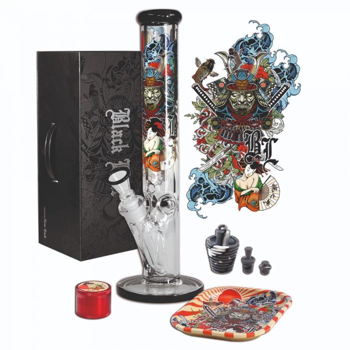 Black Leaf Ronin and Geisha Ice Bong Box Set main product photo