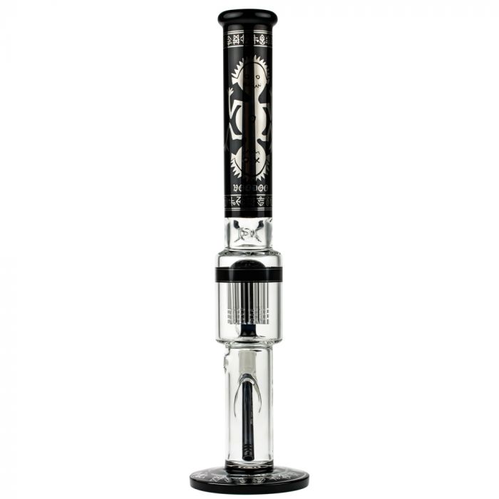 Blaze Glass Voodoo Tree Perc Ice Bong - Back View 