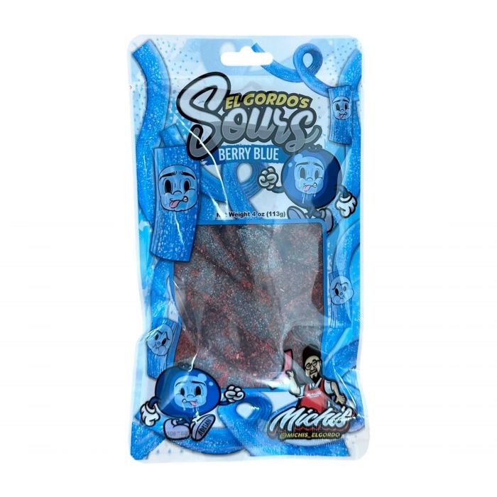 El Gordo Berry Blue Chamoy Sours - 4 oz. main product photo