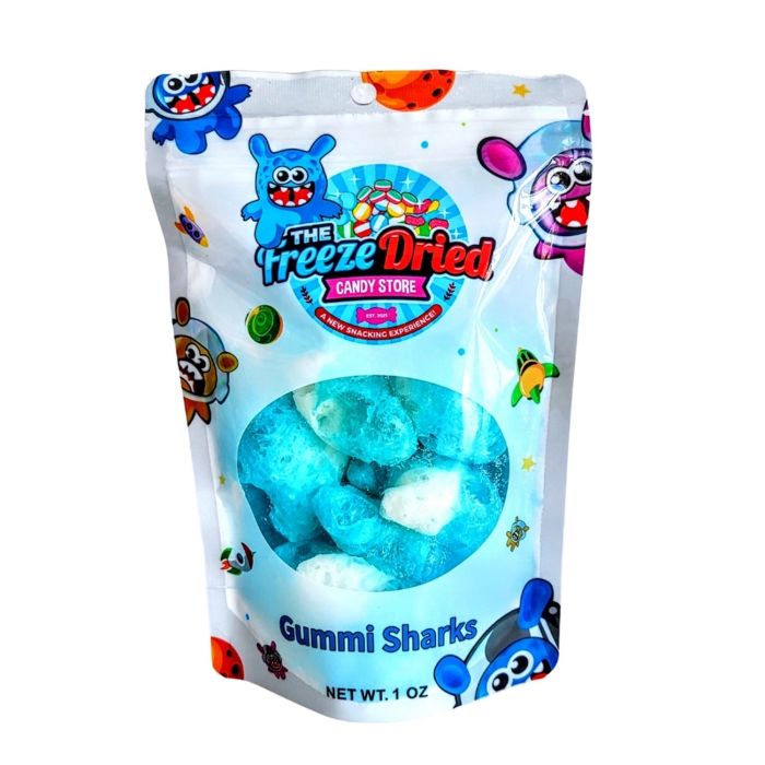 The Freeze Dried Candy Store Freeze Dried Gummi Sharks main product photo