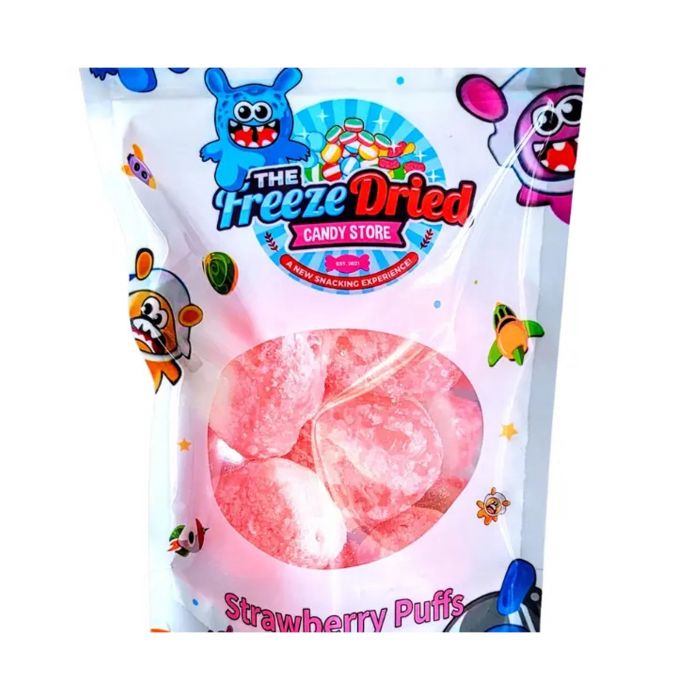 The Freeze Dried Candy Store Freeze Dried Strawberry Puffs main product photo