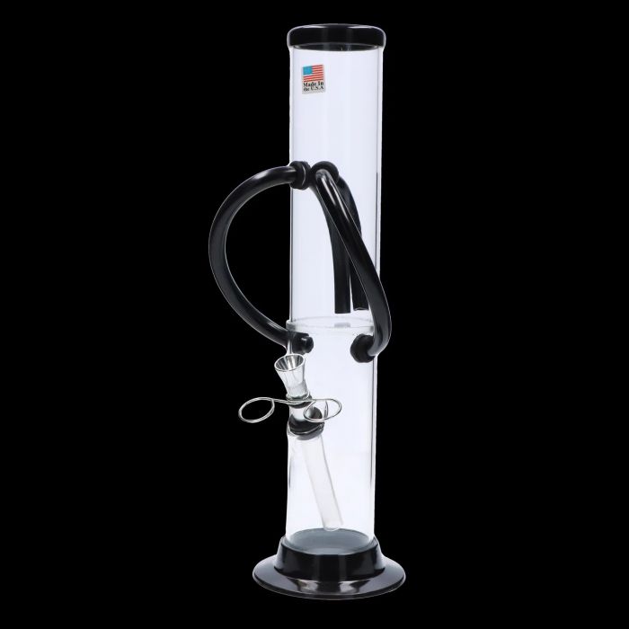 JM Plastics Dual Chamber with Pull Slide Acrylic Water Pipe - 12 in. main product photo