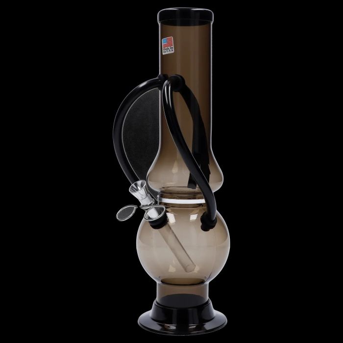 JM Plastics Double Chamber Bubble Base Acrylic Water Pipe - 12 in. main product photo