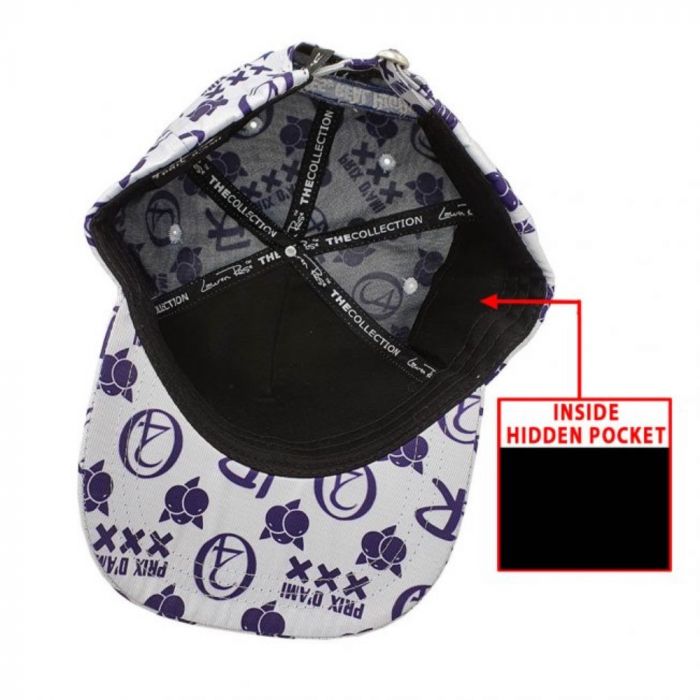 Lauren Rose 420 Blueberry Haze 420 Allover Fashion Fit Snapback | bottom view