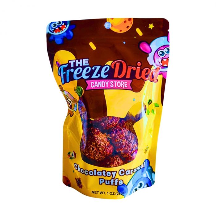 The Freeze Dried Candy Store Freeze Dried Chocolatey Caramel Puffs main product photo