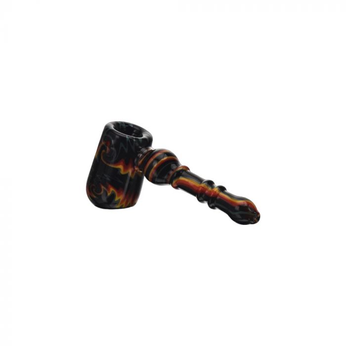 High Society Eris Premium Wig Wag Bubbler | Black Rainbow