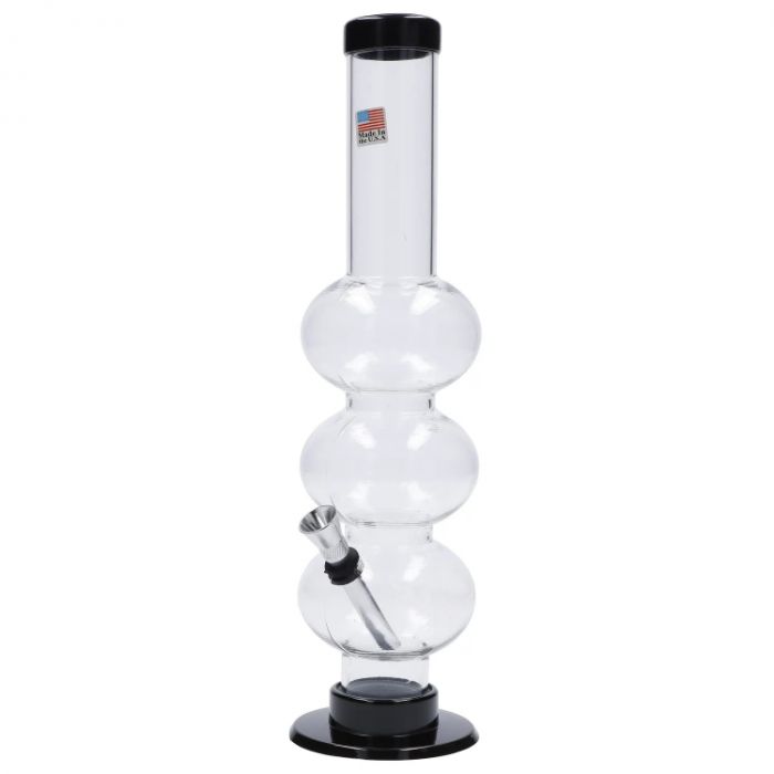 JM Plastics Triple Bubble Acrylic Water Pipe - 12 in. main product photo
