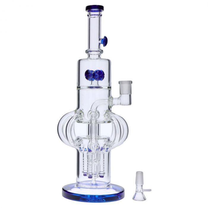 Valiant Tube-ular w/ Dual Perc Water Pipe - 14 in. main product photo
