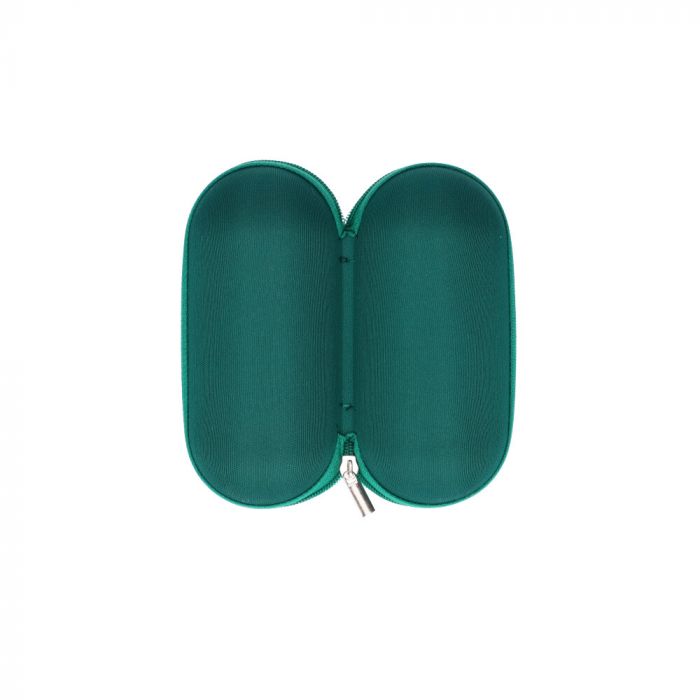 Padded Hard Case | Small | Green - Top View 