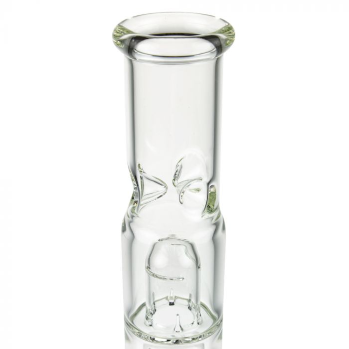 Black Leaf - ELITE Cylinder 6-arm Perc Bong with Carb Hole - Splash Guard 