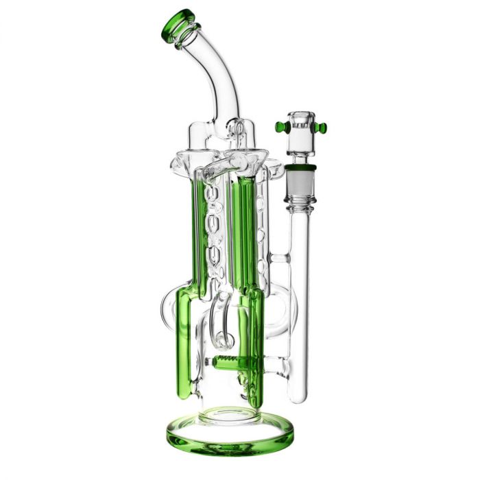 The Space Station Recycler Water Bong with Inline Perc main product photo