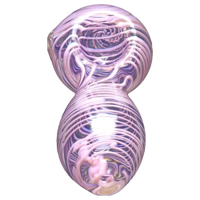 3-inch Glass Loose Swirl Hand Pipe main product photo