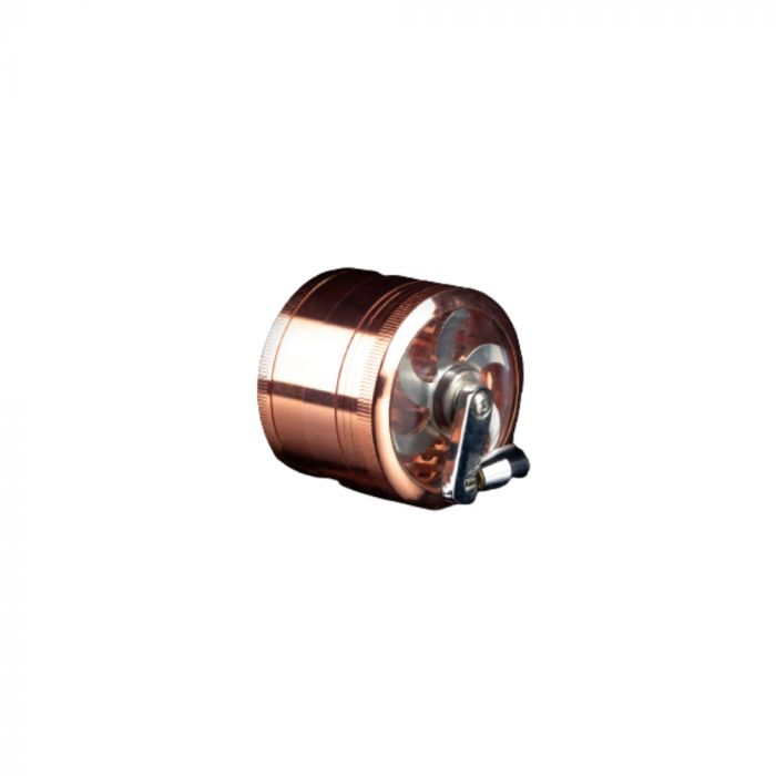 Cloud 8 Hand Crank Grinder | 4-Part | 2.5 Inch | Rose Gold