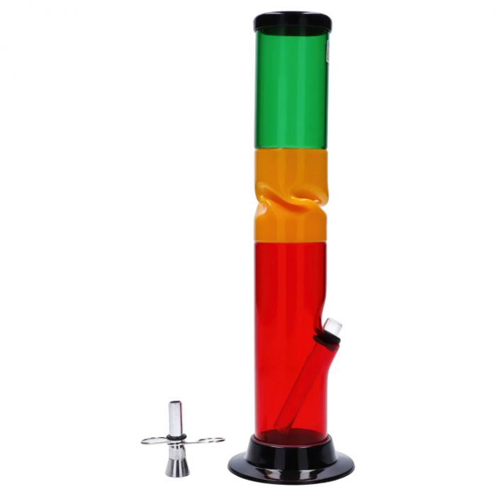 JM Plastics Irie Twist with Pull Slide Acrylic Water Pipe main product photo