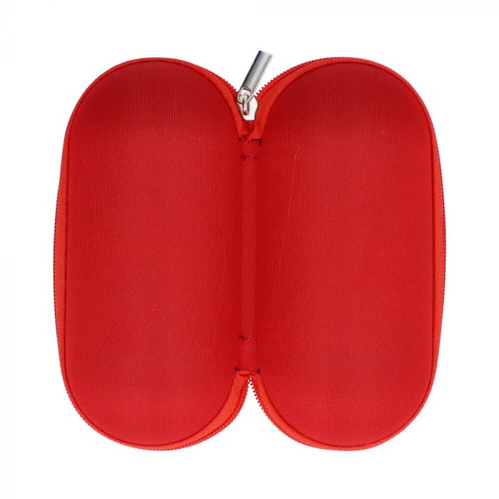 Padded Hard Case | Small | Red - Top View 