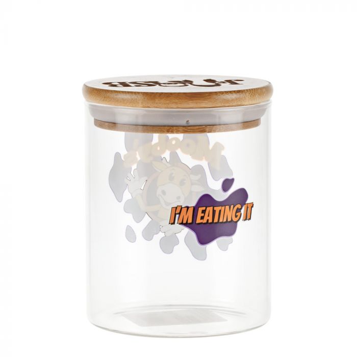 Jay and Silent Bob Glass Stash Jar | Mooby’s | Large - Back View 