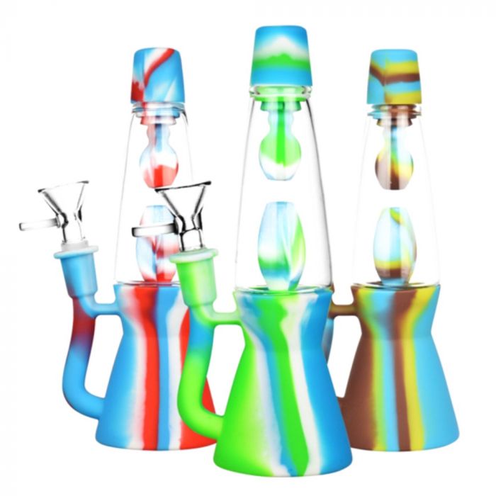 Lava Lamp Silicone Water Pipe | all colors
