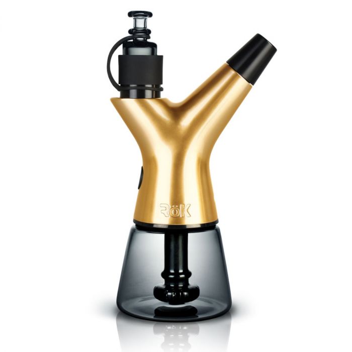Pulsar RoK The Alchemist Electric Dab Rig | Gold - Back View 