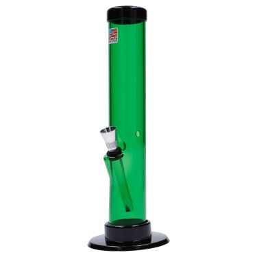 JM Plastics Straight Tube with Carb Hole Acrylic Water Pipe - 9 in. main product photo