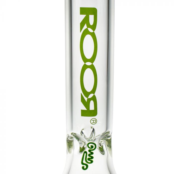 ROOR Little Sista Beaker Ice Bong 7.0mm Green logo | 35cm | 14.5mm - Logo