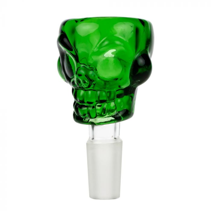 Colored Glass Skull Bowl | Large main product photo