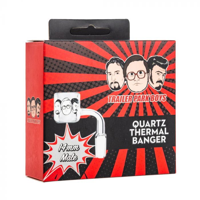 Trailer Park Boys Male Quartz Thermal Banger with 90° angle - Custom Box