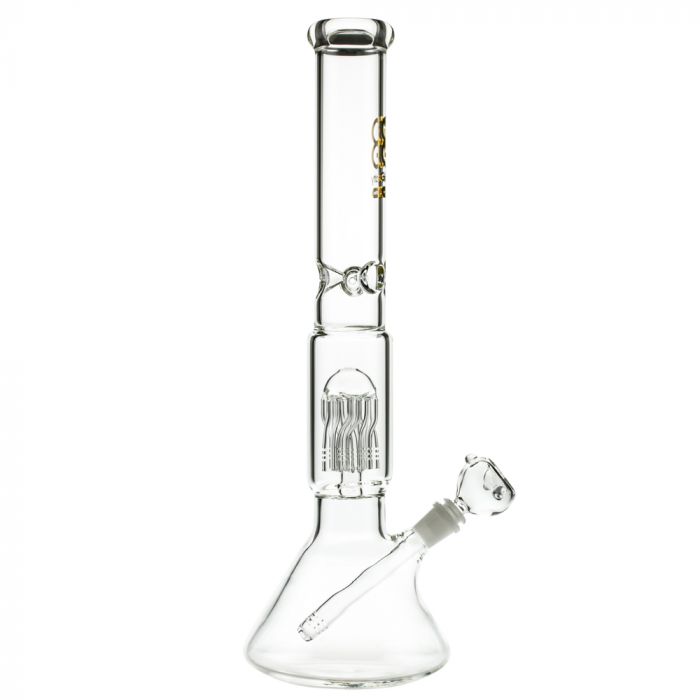 Glasscity Limited Edition Beaker Ice Bong with Twisted Tree Perc - Side View 4