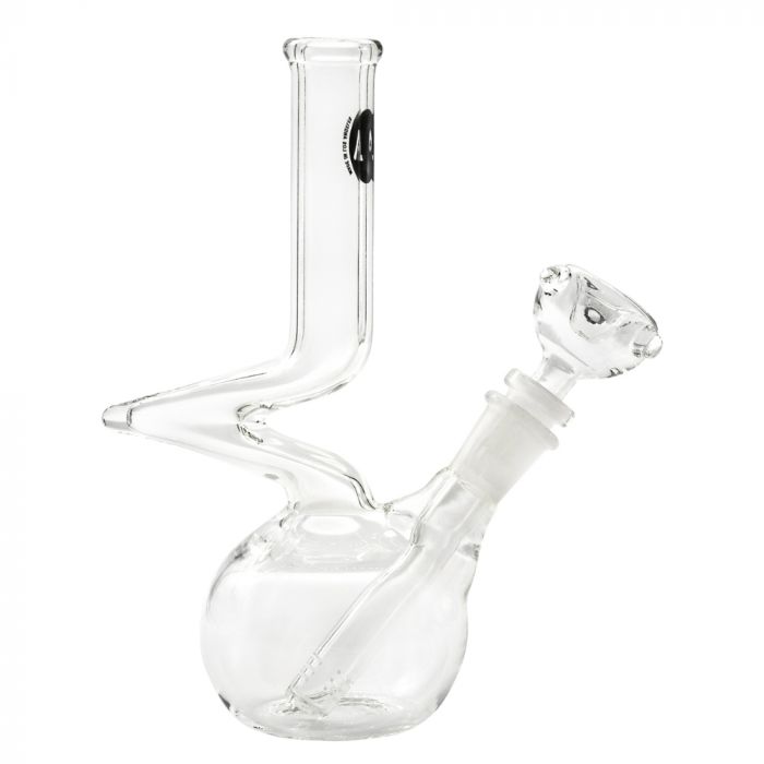 LA Pipes Simply Guy Bubble Base Zong Neck Bong