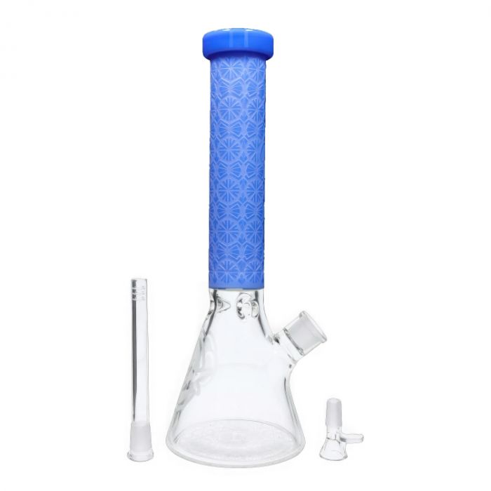 Cali Cloud X 14-inch Patterned Printed with Colored Tube Beaker main product photo