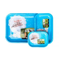 Cheech & Chong’s 40th Anniversary Aluminum Rolling Tray | Blue
