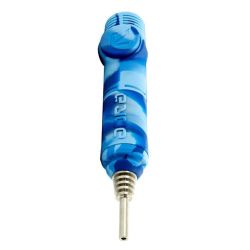 Blue Erichworld Glass Nectar Honey Straw 510 Screw Interface Wax Collector Carving Travel Kit 