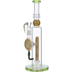 Straight Bong with Wig Wag Showerhead Perc | 12.5 inch