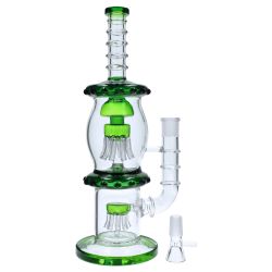 Valiant Straight Tube w/ Dual Octopus Perc - 13.5 in.