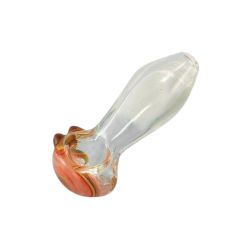 Small Transparent Glass Spiral Pipe