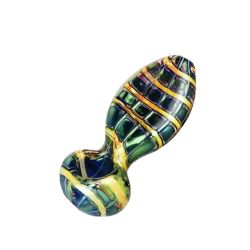 Flat Neck Glass Spoon | Side View 1