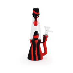 Ritual Silicone Lava Lamp Bong | Black/Red