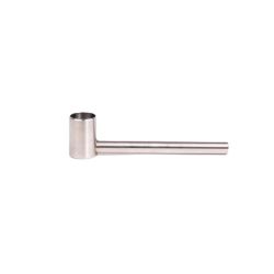 Dangle Supply Ti Cobb Titanium Pipe | Raw | side view 1