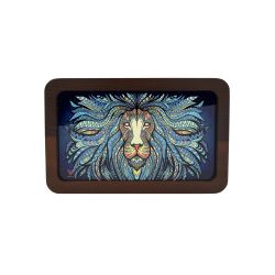 V Syndicate 3D High Def Wood Rolling Tray | Medium | Tribal Lion