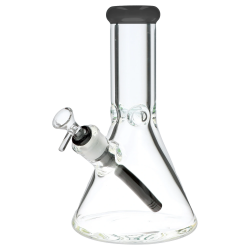 9mm 10-inch Flat Base Beaker Water Pipe