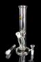 Rainbow Pot Leaf Straight Tube Water Pipe