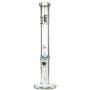 Black Leaf 9mm Straight Ice Bong | 45 cm - Back View 