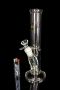 Rainbow Pot Leaf Straight Tube Water Pipe