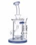 Glass Mini Hybrid Dab Rig with Bent Neck
