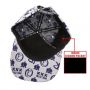 Lauren Rose 420 Blueberry Haze 420 Allover Fashion Fit Snapback | bottom view