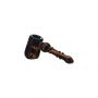 High Society Eris Premium Wig Wag Bubbler | Black Rainbow