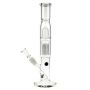 Black Leaf - ELITE Cylinder 6-arm Perc Bong with Carb Hole - Side View 3